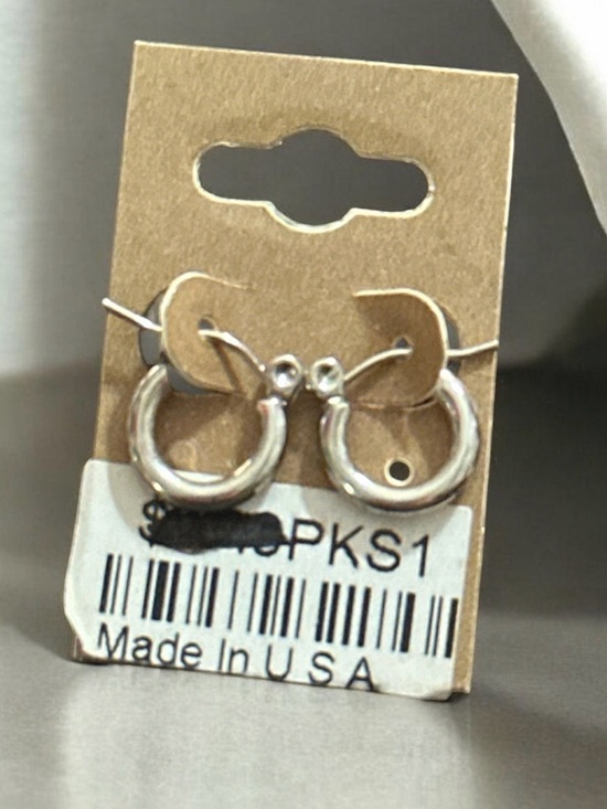 Jewelry - Silver Hoop Earrings - Small Classic Hoops
1595